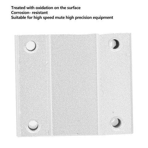 Pro Grade Aluminum Linear Motion Slide Block For CNC And 3D Printers Built Tough Ball Bearing Guide Rail, corrosion-resistant surface.