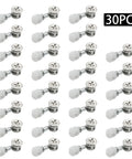 Premium Rock Solid 3 In 1 Cam Lock Connectors With Pre Inserted Dowels And Tight Grip Nuts for easy furniture assembly, 30-pack.