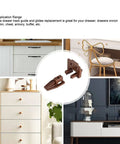 10 Pack Drawer Track Guide And Glides Plastic Replacement Parts With 30 Screws For Center Mount Drawer Slides in furniture scenes