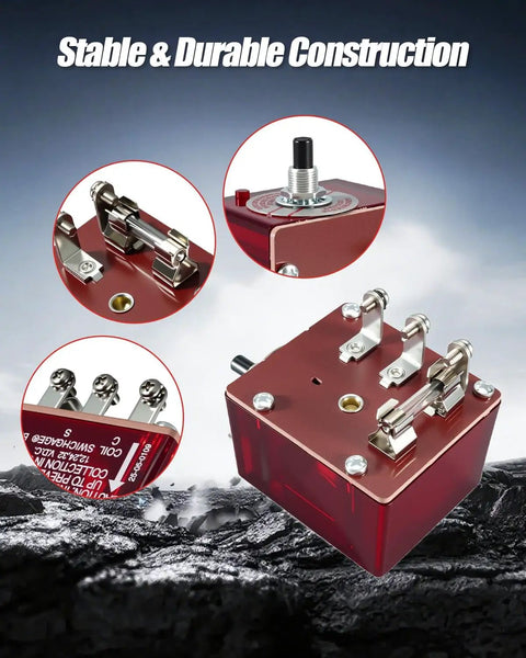 Push Button Magnetic Switch Replacement 25700071 117 for marine diesel engines and Switchgage panels, durable construction