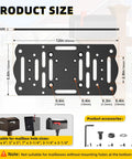 Heavy Duty Post Mount Mailbox Bracket For 4x4 Wood Or Hollow Posts Tough As Nails Built To Last Easy Install Mounting Plate