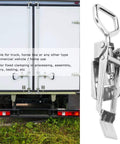 Over Center Latches With Adjustable Triangular Clamp Toggle for commercial vehicle doors, stainless steel, heavy duty use