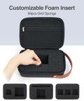Customizable foam insert in a Heavy Duty Hard Eva Case With Removable Soft Foam For Kickass Shockproof Camera And Drone Storage.
