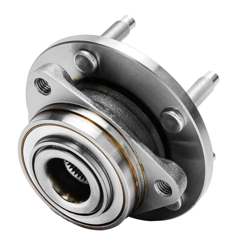 Built Tight Front Wheel Bearing Hub Assembly Replacement For 2006 2007 2008 Chevrolet HHR Non Abs close-up view showing five lug bolts.