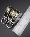 Tough Badass Window Roller And Pulley With 86Mm Double Inner Diameter showing solid zinc alloy construction for sliding doors.