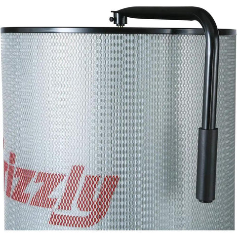 2 HP Canister Dust Collector With Aluminum Impeller From Polar Bear Series showing canister filter handle