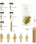All In One Heat Set Insert Tool Kit With 880 Pieces Of Threaded Inserts Bolts Nuts Spacers And Soldering Iron for 3D parts assembly