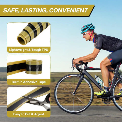 Self Adhesive 700C Bike Tire Liner For Puncture Protection No More Flats Inner Tube Shield Fits 12 To 29 Inch Wheels Easy Install