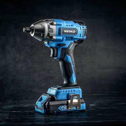 3 8 Inch Drive Brushless Cordless Impact Wrench 20 Volt Compact Workhorse With Lithium Ion Battery And Fast Charger 185 Foot Pounds Torque 0 To 3300 Impacts Per Minute 0 To 2800 RPM Ideal For Auto Repair And DIY displayed on a dark background