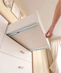 Tough As Nails Soft Close Bottom Mount Drawer Slides Full Extension 16 Inch mounted on cabinet for easy pullout shelves.