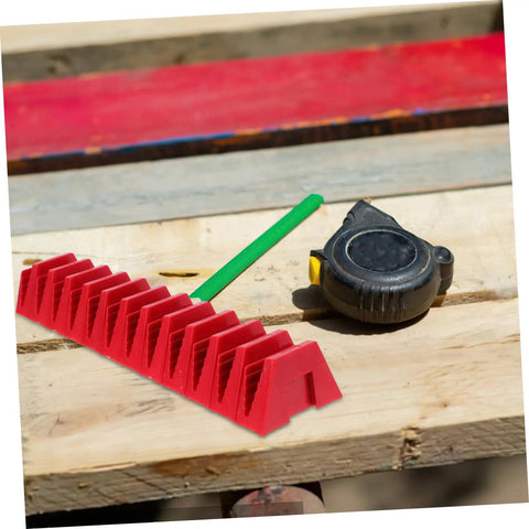 12 Piece Modular Wrench Organizer Tray for Garage and Workshop Durable Plastic Construction Space Saving Tool Storage