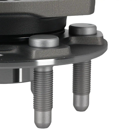 Precision Forged Front Wheel Hub Bearing Assembly 6 Lug 3 Bolt Triangular Flange With Abs Sensor heavy duty steel close-up view.