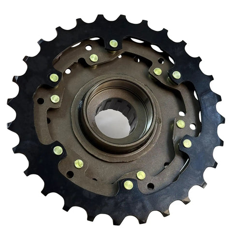7 Speed Bicycle Freewheel TZ500 Screw On 14-28T For Urban Commuter And City Bike, durable steel construction close-up