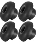 Beefed Up 4 Pack Drive Socket Replacement Part For Soy Milk Makers And Smoothie Blenders Black Plastic Coupler With Quick Install And Serious Blending Power For Your Kitchen, 4 black plastic sockets
