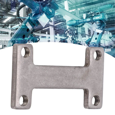 Hardcore I Shape Screw Plate For Robotics Clamping And Channel Fastening Rock Solid Stainless Steel Machine Mount Bracket close-up view