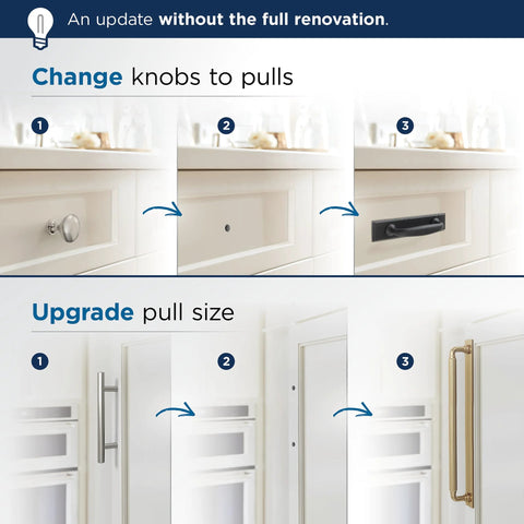 Ladera 5-1/16 Inch Center-To-Center Rectangle Champagne Bronze Cabinet Pull Backplate for Drawers and Doors with Durable Zinc Construction BP37763CZ shown installed on drawer