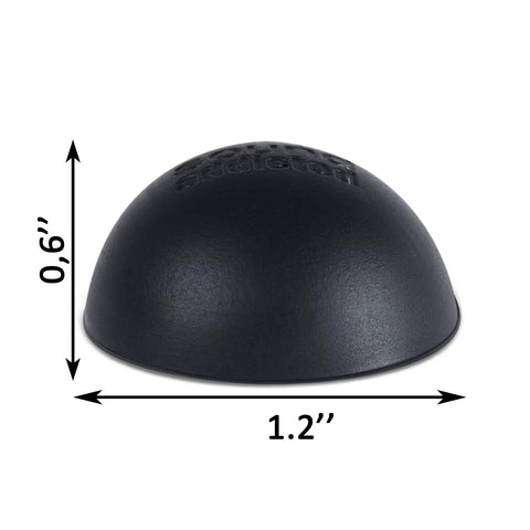 High Grade Silicone Audio Isolation Bumpers Four Pack To Slash System Vibes And Dial In Tight Bass For Amps And Decks Featuring Hella Grip Adhesive Backing For A Rock Solid Rig, 1.2 inch silicone audio pad.