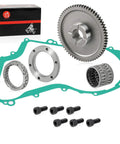 Starter Clutch One Way Bearing Gear Idler Gasket Kit For Yamaha Big Bear 350 400 components including seals and screws.