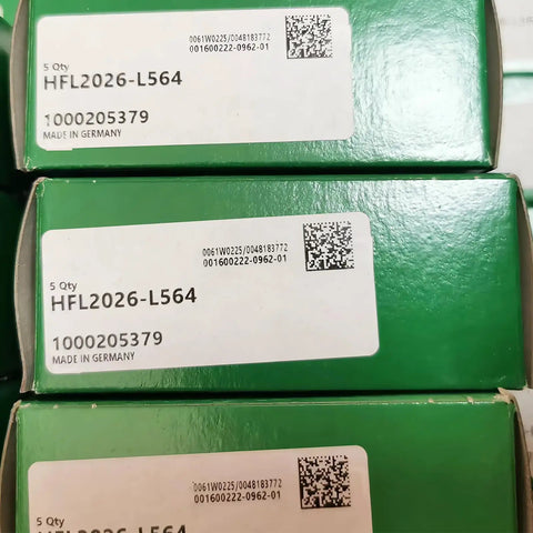 High Strength One Way Needle Roller Clutch Bearing Hfl2026L564 packaging showing labels, made in Germany, box details visible.