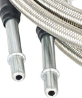 Fuel Line Quick Fix Kit with stainless steel braided hose and metal fittings for Chevy GMC Sierra 1500 V8 engines.