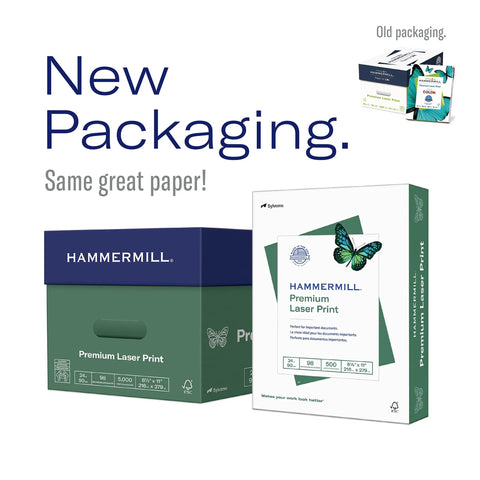 Premium Laser Printer Paper For Color-Intense Printing, 24 Lb, 8.5 X 11 Inches, 2,500 Sheets Per Ream, Ultra-Smooth Finish