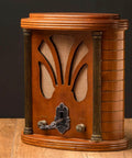 Top Shelf Antique Iron Cabinet Lock For Tiny Curio Showcases And Dashing Keepsake Jewelry Boxes Including Rustic Vintage Keys on a vintage wooden display.