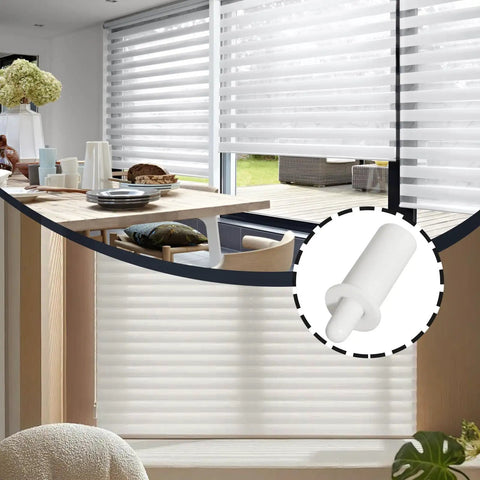 Top Shelf Shutter Repair Pins For Plantation Blinds No Sweat Handy Window Frame Restoration Kit With Rock Solid Steel Grip Nails And Quick Install Hardware, white plastic repair pin with blinds.