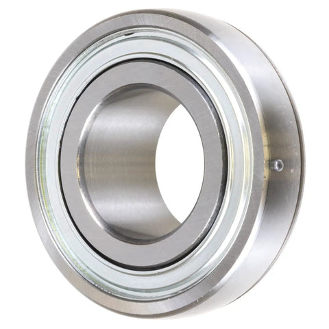 Tough As Nails Stainless Steel Adapter Bearing With Set Screw Lock showing spherical outer ring and extended seals for heavy duty uses.