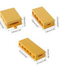 Three sizes of Five Post Junction Box for Electric Bike Controller and Battery Wire Connectors, Insulated Bakelite Housing.
