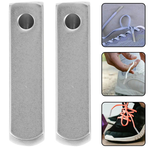 Upgrade Your Daily Drip With Top Tier Metal Alloy Shoe Lace Tips, durable silver aglets for modern trainers.