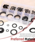 Top Shelf 160 Piece Black Double Side Lock Washer Assortment Kit Featuring Conical Spring Toothed Design For Heavy Duty Garage Projects And Quick Fixes In A Snap in clear box.