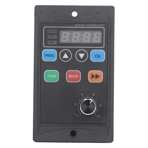 Front view of Ultra Compact Variable Frequency Drive Controller 176 264V Input Single Phase To 0 220V Output 3 Phase Converter VFD Inverter