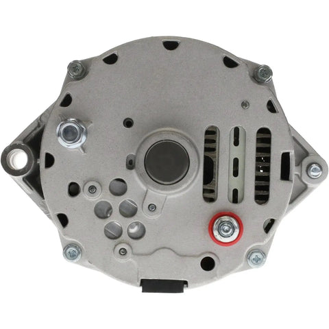 Straight Bolt Swap 10SI Alternator Conversion Kit For Ford Jubilee NAA Tractors 12 Volt 63 Amp front view of alternator