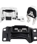 Engine And Transmission Mount Kit For Focus 2012 2013 2014 2015 2016 2017 2018 2.0L L4 Replacement Set Of Three Beefed Up OE Style Brackets
