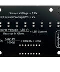 Soldering Practice Kit for Beginners Learn Hands On Electronics With Resistor Training Board Ohms Law Edition Diy Circuit Project