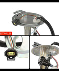 Top Shelf Electric Fuel Pump Assembly For Ford Ranger 1998 showing installation details and connector type.