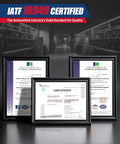 IATF 16949 certified certificates for Brtec Wheel Hub Bearing Co., showcasing quality management standards in automotive industry.