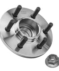 Heavy-Duty Front Wheel Bearing Hubs 2-Piece Kit Fits Dodge Durango 1999-2003 RWD, Solid Steel construction, visible 6-lug design.