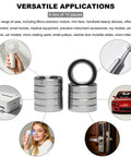 Heavy Duty 10 Pack 6701-2RS Miniature Ball Bearings Crafted From Top Shelf Chrome Steel Double Sealed Rotating Hardware For Electric Motors And Home Appliances Built Damn Tough To Last Forever in versatile applications.