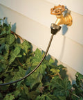 Patio Drip Irrigation Kit With Faucet Connection, 42-Piece Set connected to outdoor faucet with one quarter inch tubing.