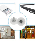 Heavy Duty Nylon Pulley Rollers With Internal Bearings For Drawer Slides And Filing Cabinets Super Quiet Ride No Sweat Assembly With Included Washers And Nuts Badass Hardware For Sweet Gliding Movement Pack Of Ten