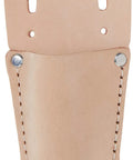 Heavy Duty Tool Holder For Pliers And Narrow Tools With Open Bottom Design, Fits Belts Up To 2 Inches, Beige Color front view