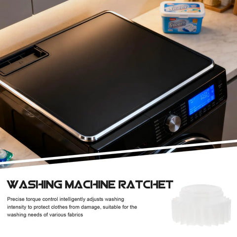 Plastic Washer Clutch Replacement Part For Washing Machine Gear With Smooth Operation And Quiet Performance, white ratchet clutch insert