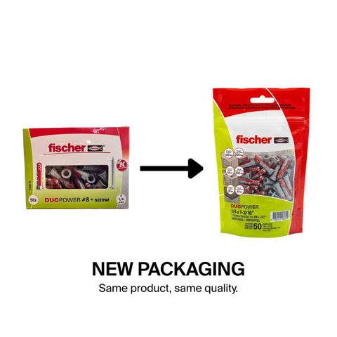 Heavy Duty Universal Wall Anchors For Concrete Brick Drywall And Wood Self Expanding Plugs in new packaging, shown in two different views.