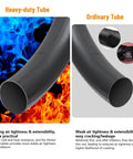 Comparison of heavy-duty and ordinary bike tubes for Two Pack Heavy Duty Bike Tubes With AV32mm Schrader Valve For 27x1 1/4 And 27x1 3/8 Tires