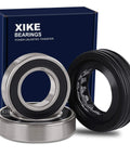 Premium Washer Tub Bearing And Seal Kit Replaces W10435302 W10193886 with ABEC seals in packaging for smooth drum operation.