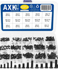 450 Piece Mini Screw Kit For Laptop And Computer Repair Featuring M2 M2.5 And M3 Countersunk Flat Head Phillips Fasteners in a storage box.