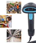 Wired Barcode Scanner With Quick Response Voice Feedback And QR Code Reading For Inventory Management in various environments