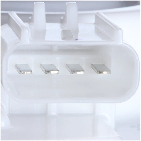 Close-up of electrical connector pins for Plug And Play Fuel Pump Module Assembly For 2013 To 2016 Chrysler Dodge Jeep 200.