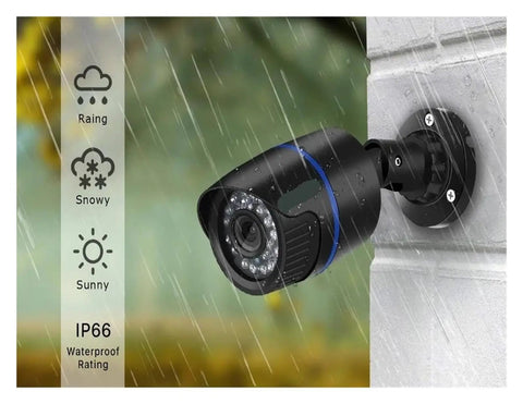 Built Different 4K 8MP IP Security Camera With Smart Human Detection And Color Night Vision H265 Codec engineered for outdoor use in rain.